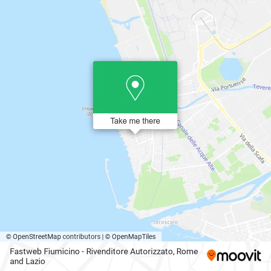 Fastweb Fiumicino - Authorized Dealer map