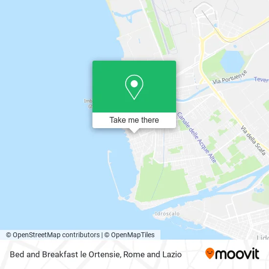 Bed and Breakfast Le Ortensie map
