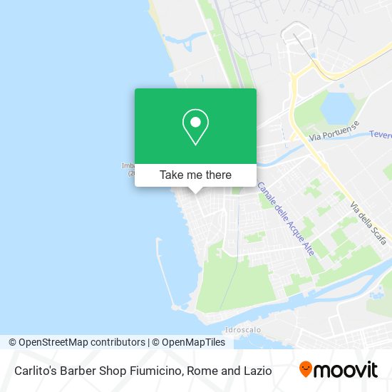 Carlito's Barber Shop Fiumicino map