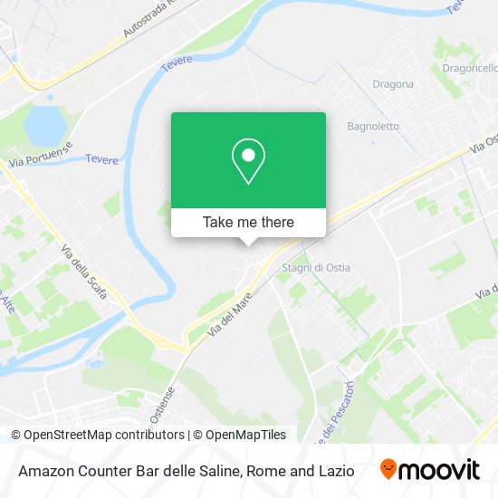 Amazon Counter Bar delle Saline map