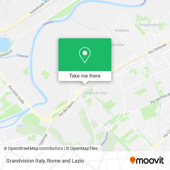 Grandvision Italy map