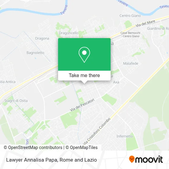 Lawyer Annalisa Papa map