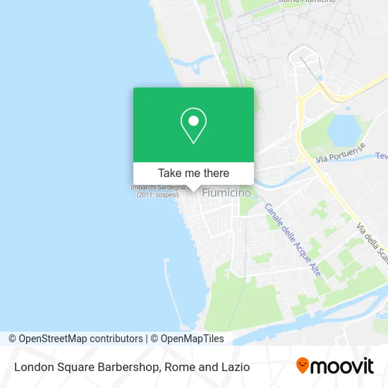 London Square Barbershop map