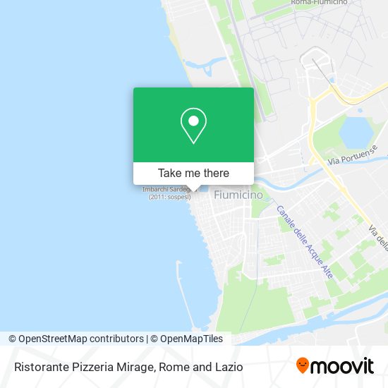 Ristorante Pizzeria Mirage map