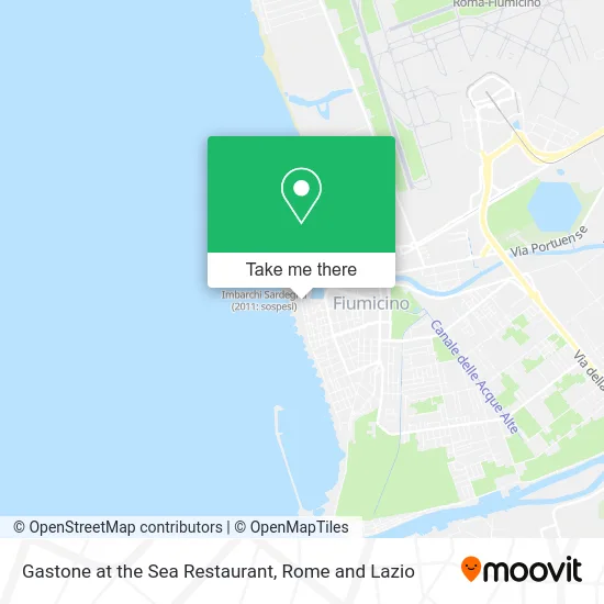 Gastone at the Sea Restaurant map