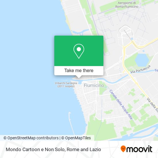 Mondo Cartoon e Non Solo map