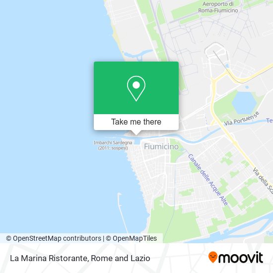 La Marina Ristorante map