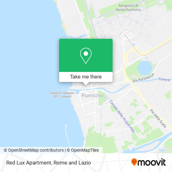 Red Lux Apartment map