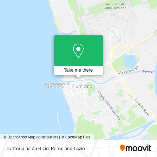 Trattoria na da Bizio map