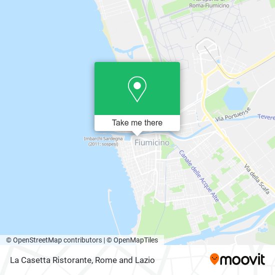 La Casetta Ristorante map