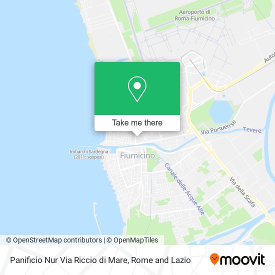 Panificio Nur Via Riccio di Mare map