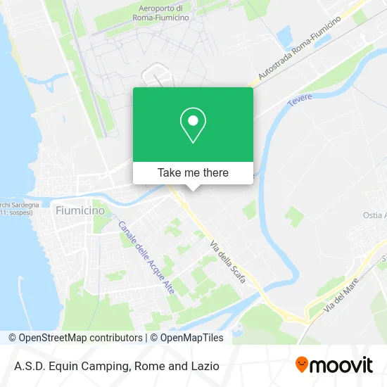 A.S.D. Equin Camping map