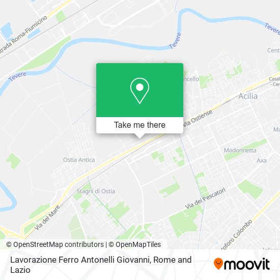 Lavorazione Ferro Antonelli Giovanni map