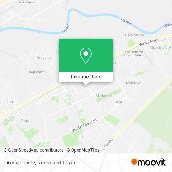 Aretè Dance map