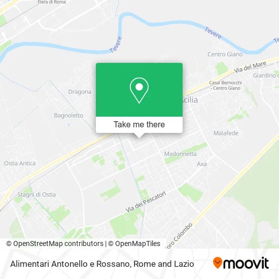 Antonello and Rossano Grocery map