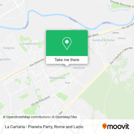 La Cartaria - Pianeta Party map