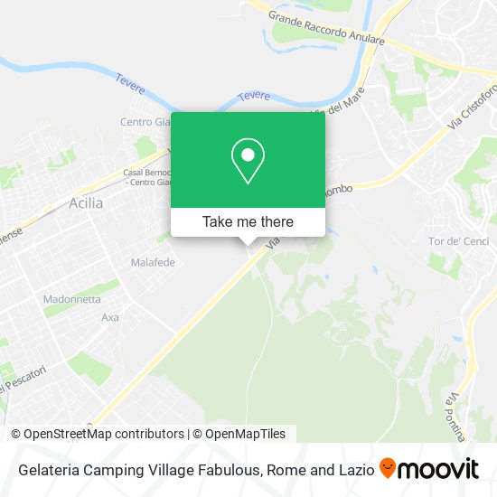 Gelateria Camping Village Fabulous map