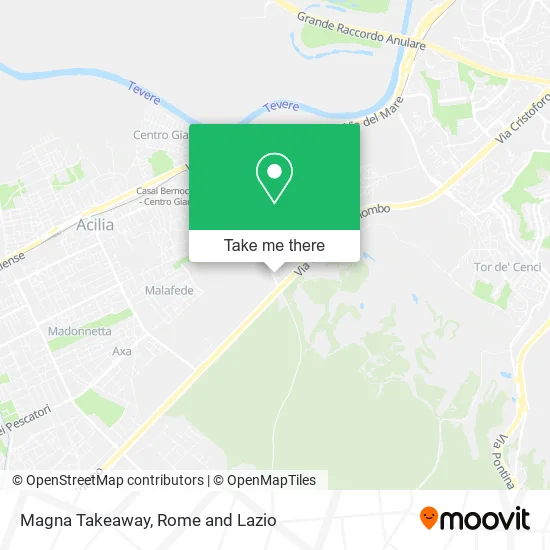 Magna Takeaway map