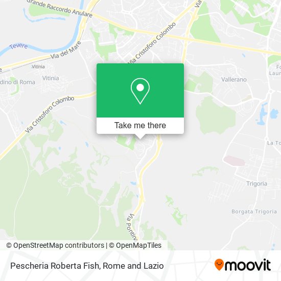 Pescheria Roberta Fish map