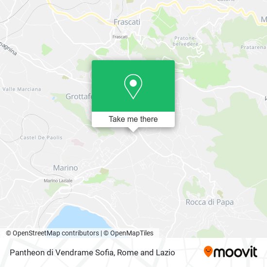 Pantheon di Vendrame Sofia map