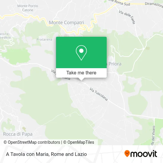 Dining with Maria map