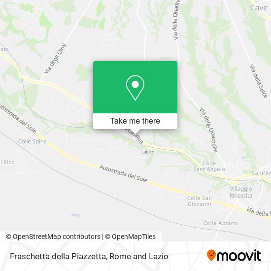 Fraschetta della Piazzetta map