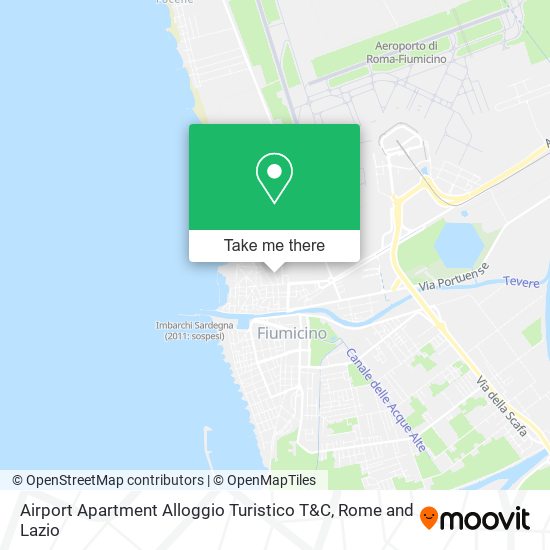 Airport Apartment Alloggio Turistico T&C map