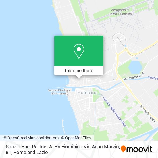 Spazio Enel Partner Al.Ba Fiumicino Via Anco Marzio, 81 map