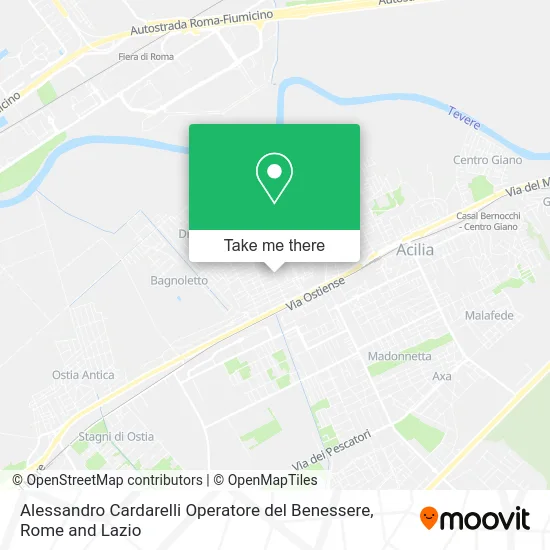Alessandro Cardarelli Wellness Operator map