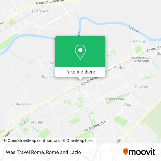 Was Travel Rome map