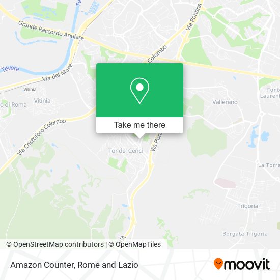 Amazon Counter map