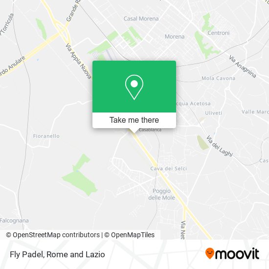 Fly Padel map