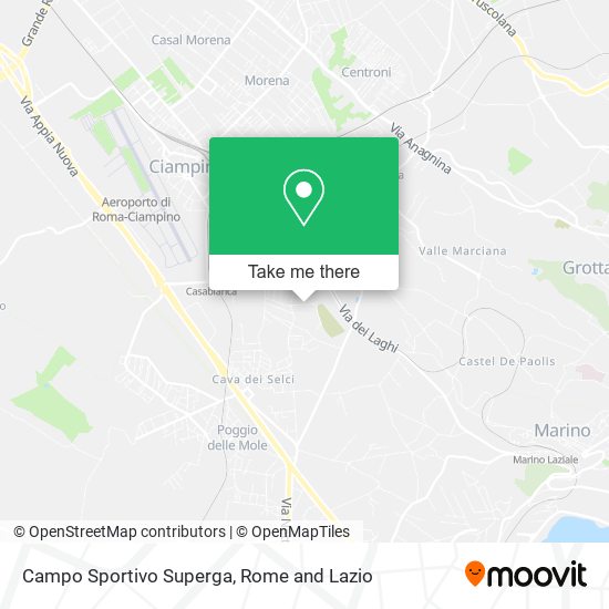 Campo Sportivo Superga map