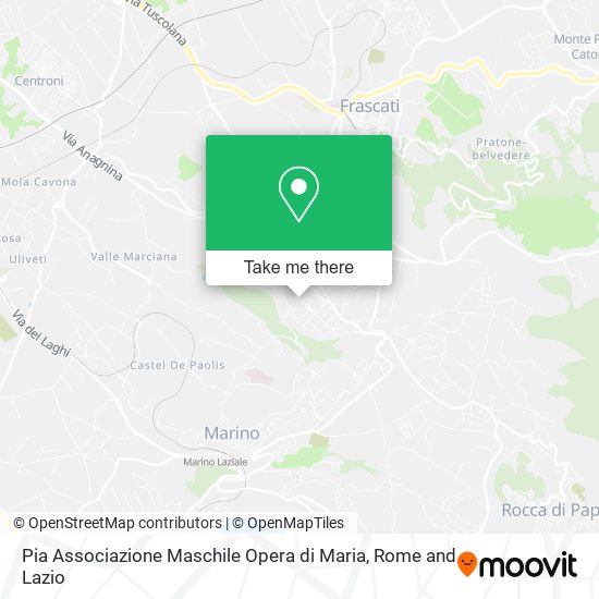 Pia Associazione Maschile Opera di Maria map