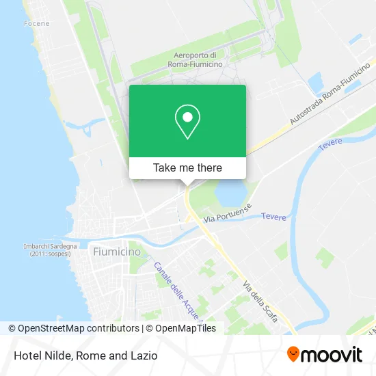 Hotel Nilde map