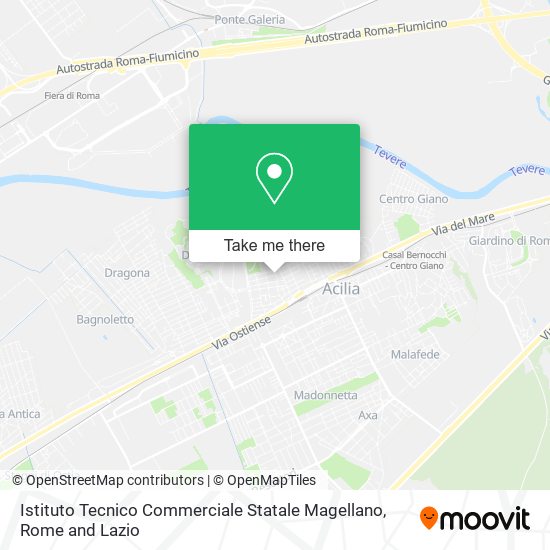 Istituto Tecnico Commerciale Statale Magellano map
