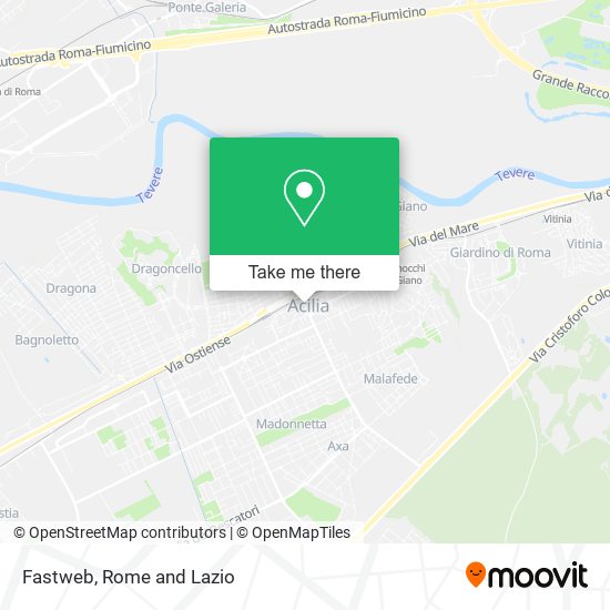 Fastweb map