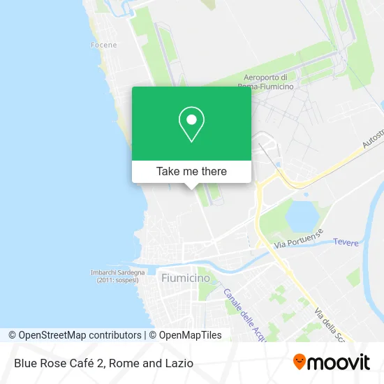 Blue Rose Cafe 2 map