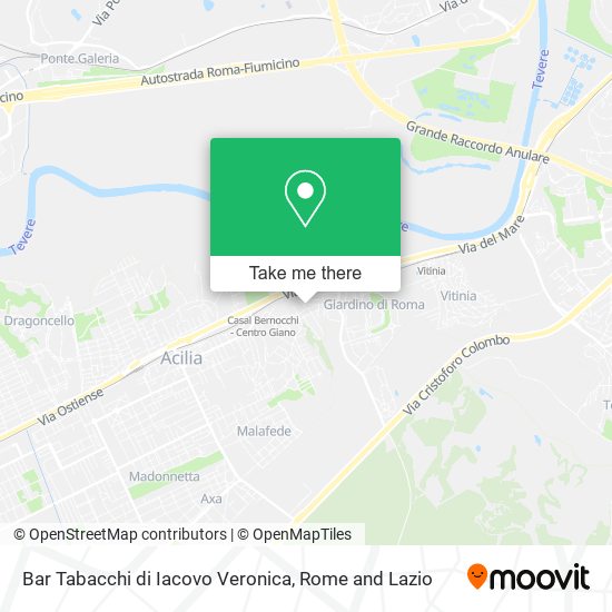 Bar Tabacchi di Iacovo Veronica map