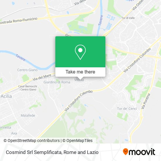 Cosmind Srl Semplificata map