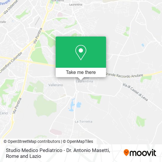 Studio Medico Pediatrico - Dr. Antonio Masetti map