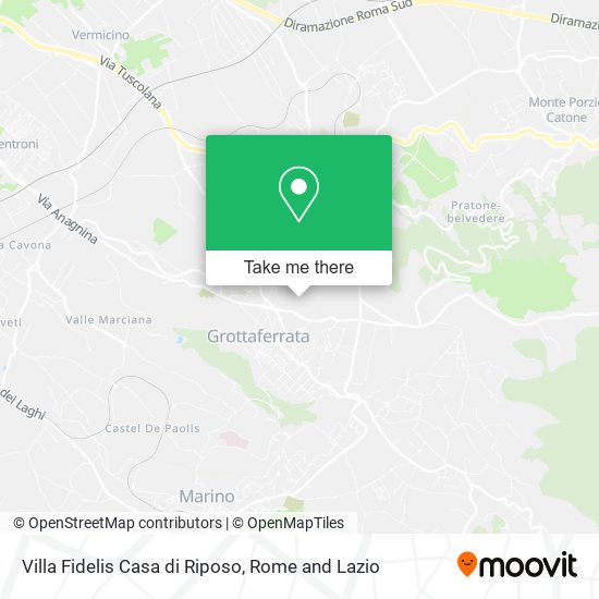 Villa Fidelis Casa di Riposo map