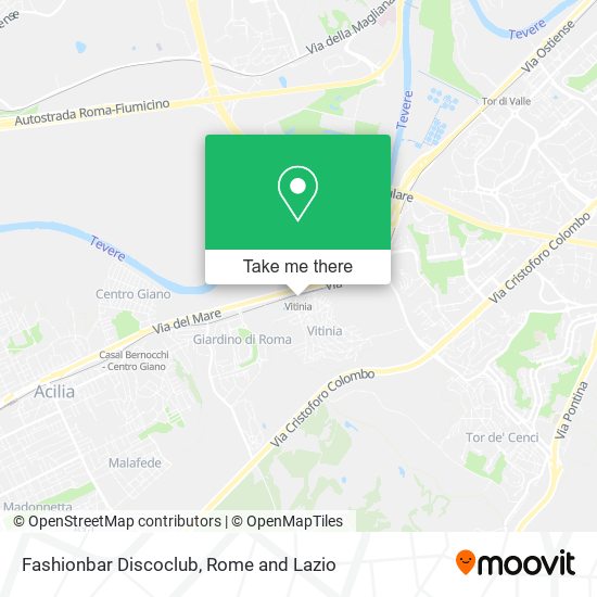 Fashionbar Discoclub map
