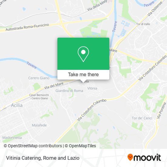 Vitinia Catering map