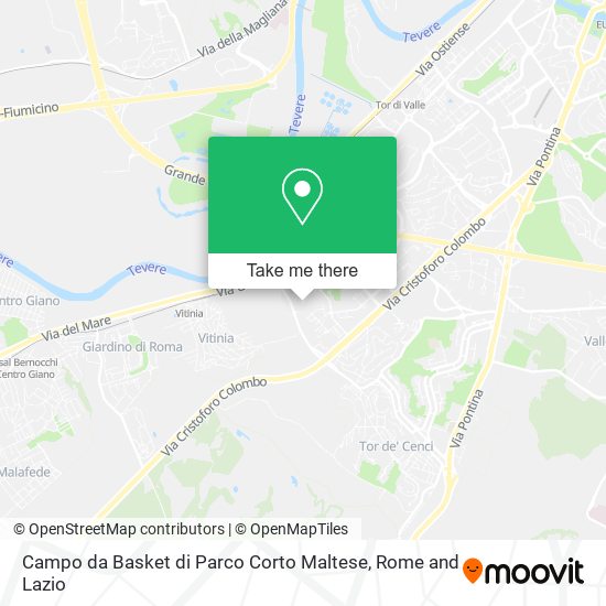 Campo da Basket di Parco Corto Maltese map