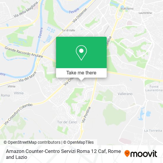 Amazon Counter-Centro Servizi Roma 12 Caf map