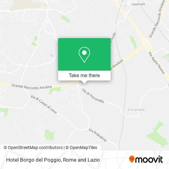 Hotel Borgo del Poggio map