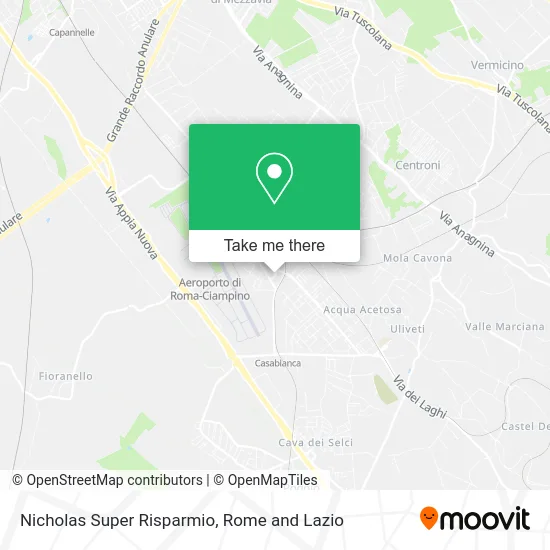 Nicholas Super Savings map