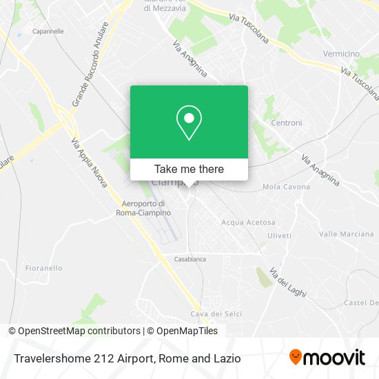 Travelershome 212 Airport map