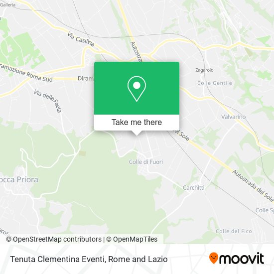 Tenuta Clementina Eventi map